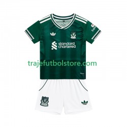Camiseta 3ª Liverpool Niño 2025-2026 Manga Corta