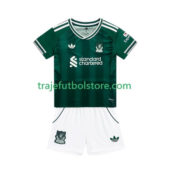 Camiseta 3ª Liverpool Niño 2025-2026 Manga Corta