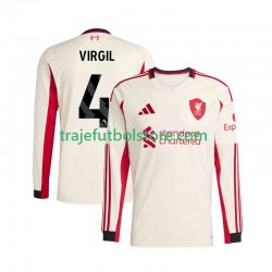Camiseta 2ª Liverpool Virgil van Dijk 4 Hombre 2025-2026 ML