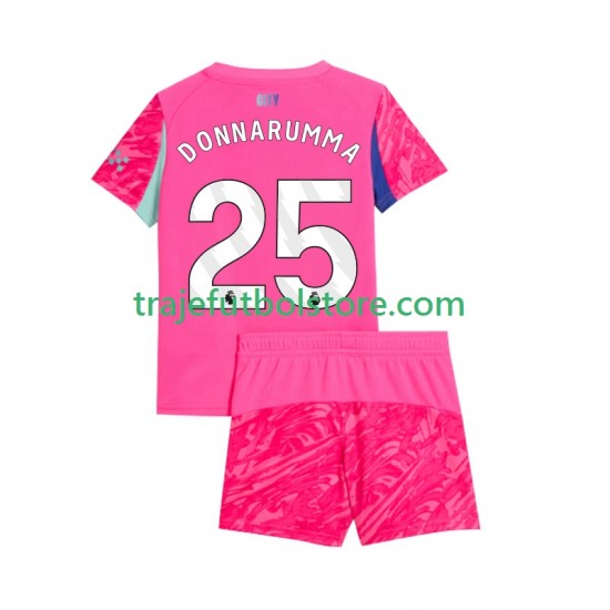 Camiseta 2ª Manchester City Gianluigi Donnarumma 25 Portero Niño 2025-2026 Manga Corta