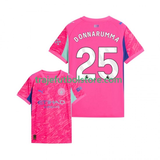 Camiseta 2ª Manchester City Gianluigi Donnarumma 25 Portero Hombre 2025-2026 Manga Corta