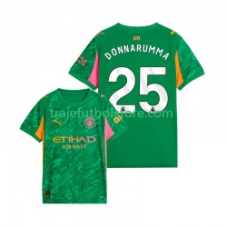 Camiseta 1ª Manchester City Gianluigi Donnarumma 25 Portero Hombre 2025-2026 Manga Corta