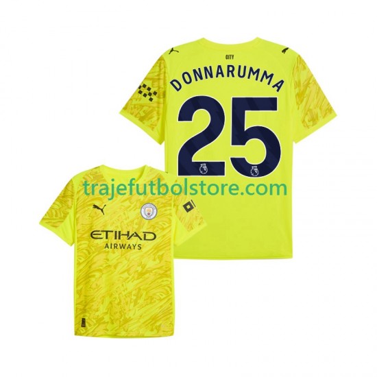 Camiseta 3ª Manchester City Gianluigi Donnarumma 25 Portero Hombre 2025-2026 Manga Corta