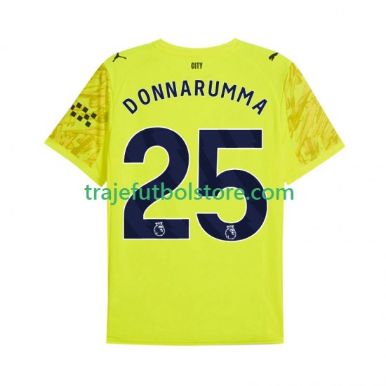 Camiseta 3ª Manchester City Gianluigi Donnarumma 25 Portero Hombre 2025-2026 Manga Corta