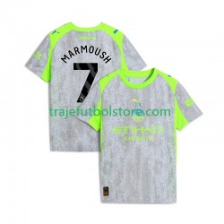 Camiseta 3ª Manchester City Omar Marmoush 7 Hombre 2025-2026 Manga Corta