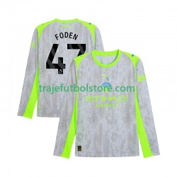 Camiseta 3ª Manchester City Phil Foden 47 Hombre 2025-2026 ML