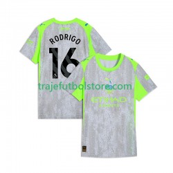 Camiseta 3ª Manchester City Rodrigo Hernandez 16 Hombre 2025-2026 Manga Corta