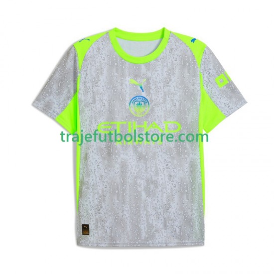 Camiseta 3ª Manchester City Hombre 2025-2026 Manga Corta