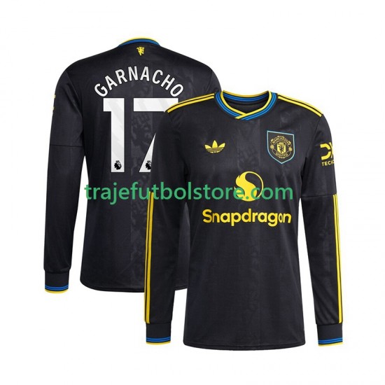 Camiseta 3ª Manchester United Alejandro Garnacho 17 Hombre 2025-2026 ML