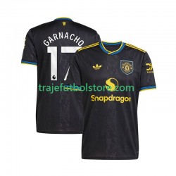 Camiseta 3ª Manchester United Alejandro Garnacho 17 Hombre 2025-2026 Manga Corta
