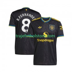 Camiseta 3ª Manchester United Bruno Fernandes 8 Hombre 2025-2026 Manga Corta