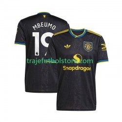 Camiseta 3ª Manchester United Bryan Mbeumo 19 Hombre 2025-2026 Manga Corta