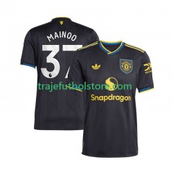 Camiseta 3ª Manchester United Kobbie Mainoo 37 Hombre 2025-2026 Manga Corta