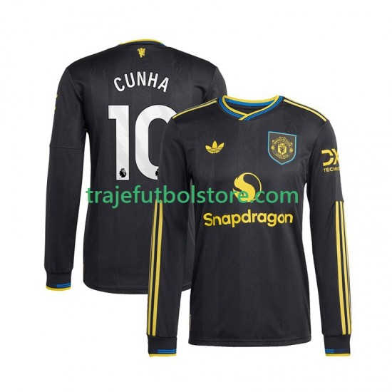 Camiseta 3ª Manchester United Matheus Cunha 10 Hombre 2025-2026 ML