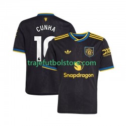 Camiseta 3ª Manchester United Matheus Cunha 10 Hombre 2025-2026 Manga Corta