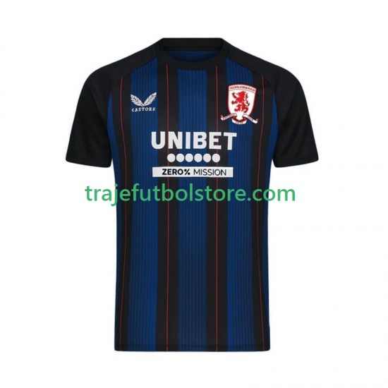 Camiseta 2ª Middlesbrough Hombre 2025-2026 Manga Corta