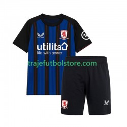 Camiseta 2ª Middlesbrough Niño 2025-2026 Manga Corta