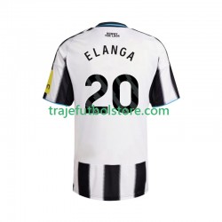 Camiseta 1ª Newcastle United Elanga 20 Hombre 2025-2026 Manga Corta