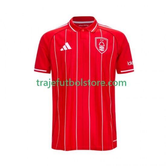 Camiseta 1ª Nottingham Forest Hombre 2025-2026 Manga Corta