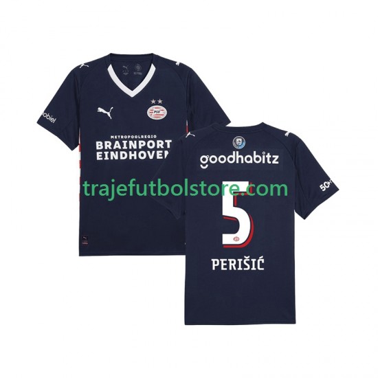 Camiseta 2ª PSV Eindhoven Ivan Perisic 5 Hombre 2025-2026 Manga Corta