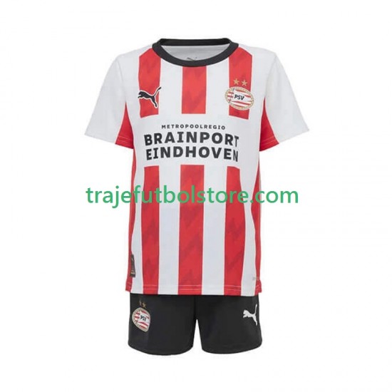 Camiseta 1ª PSV Eindhoven Niño 2025-2026 Manga Corta