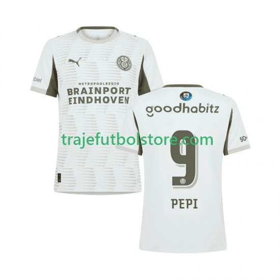 Camiseta 3ª PSV Eindhoven Ricardo Pepi 9 Hombre 2025-2026 Manga Corta
