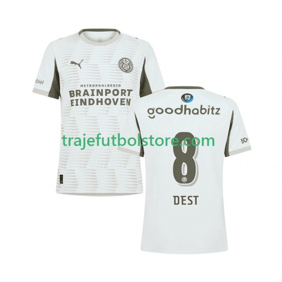 Camiseta 3ª PSV Eindhoven Sergino Dest 8 Hombre 2025-2026 Manga Corta