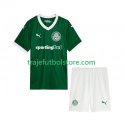 Camiseta 1ª Palmeiras Niño 2025-2026 Manga Corta