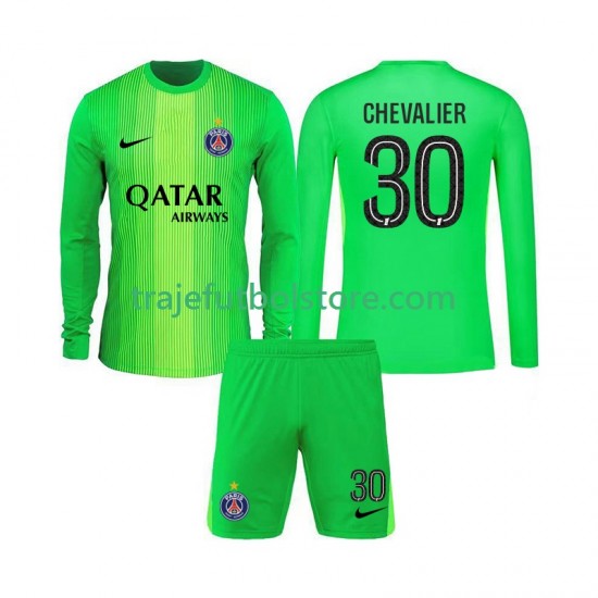 Camiseta 2ª Paris Saint-Germain Lucas Chevalier 30 Portero Niño 2025-2026 ML