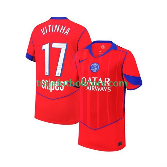 Camiseta 3ª Paris Saint-Germain Khvicha Kvaratskhelia 7 Niño 2025-2026 Manga Corta