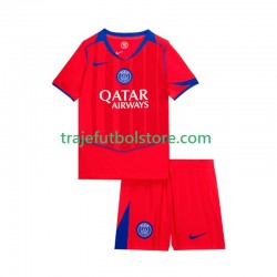 Camiseta 3ª Paris Saint-Germain Niño 2025-2026 Manga Corta