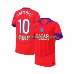 Camiseta 3ª Paris Saint-Germain Ousmane Dembele 10 Hombre 2025-2026 Manga Corta