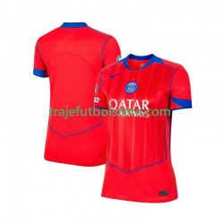 Camiseta 3ª Paris Saint-Germain Mujer 2025-2026 Manga Corta