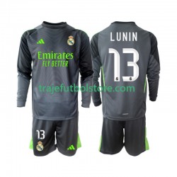 Camiseta 3ª Real Madrid Andriy Lunin 13 Portero Niño 2025-2026 ML