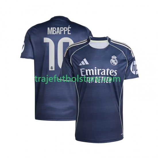Camiseta 2ª Real Madrid Mbappé Kylian 10 Hombre 2025-2026 Manga Corta