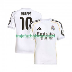 Camiseta 1ª Real Madrid Mbappé Kylian 10 Hombre 2025-2026 Manga Corta