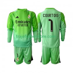 Camiseta 2ª Real Madrid Thibaut Courtois 1 Niño 2025-2026 ML