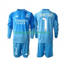 Camiseta 1ª Real Madrid Thibaut Courtois 1 Niño 2025-2026 ML