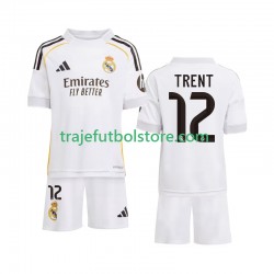 Camiseta 1ª Real Madrid Trent Alexander-Arnold 12 Niño 2025-2026 Manga Corta