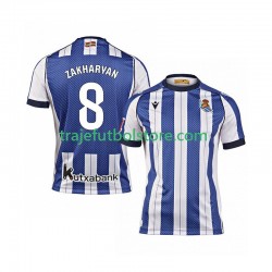 Camiseta 1ª Real Sociedad Arsen Zakharyan 8 Hombre 2025-2026 Manga Corta