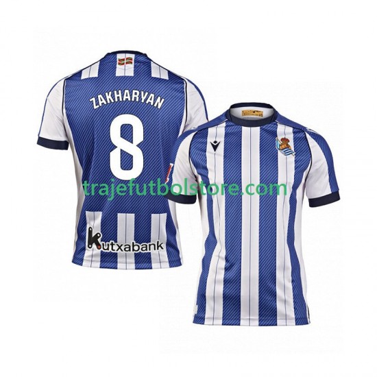 Camiseta 1ª Real Sociedad Arsen Zakharyan 8 Hombre 2025-2026 Manga Corta