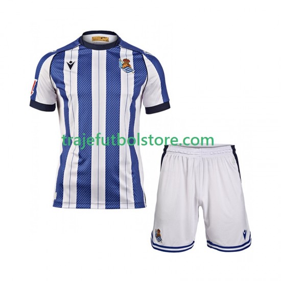 Camiseta 1ª Real Sociedad Niño 2025-2026 Manga Corta