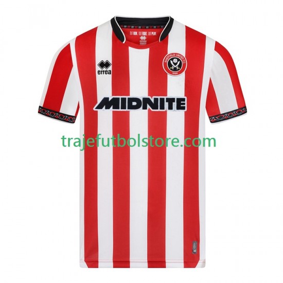 Camiseta 1ª Sheffield United Hombre 2025-2026 Manga Corta