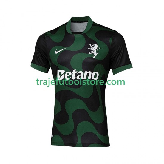 Camiseta 2ª 4ª Sporting CP Hombre 2025-2026 Manga Corta