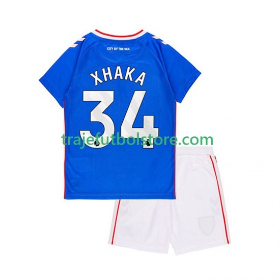 Camiseta 2ª Sunderland Granit Xhaka 34 Niño 2025-2026 Manga Corta