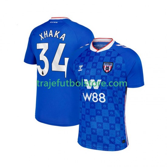 Camiseta 2ª Sunderland Granit Xhaka 34 Hombre 2025-2026 Manga Corta