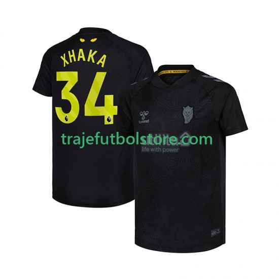 Camiseta 3ª Sunderland Granit Xhaka 34 Hombre 2025-2026 Manga Corta