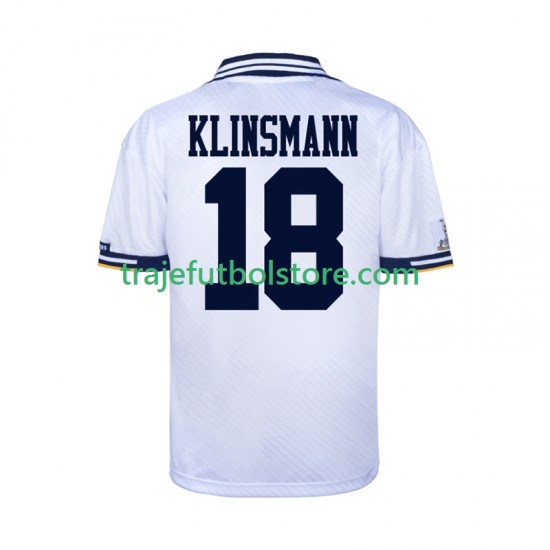 Camiseta 1ª Tottenham Hotspur Retro Hombre 1994 Manga Corta