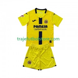 Camiseta 1ª Villarreal CF Niño 2025-2026 Manga Corta
