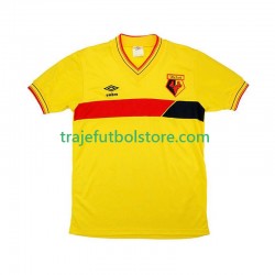 Camiseta 1ª Watford 1985 Retro Hombre Manga Corta